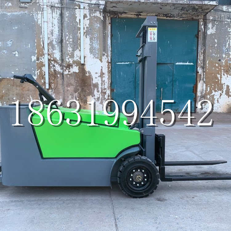 郸城县小型电动叉车1吨2吨步行站驾式电瓶堆高充电装卸车液压升降车铲车